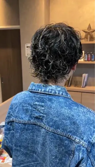 ショート パーマ メンズ 【抜け感ヘア🌿】 natuna.のヘアスタイル