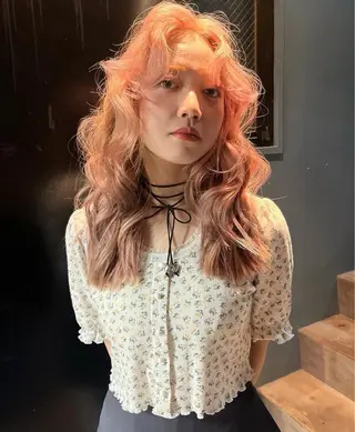 ロング ボブ× フェイスレイヤー🩰のヘアスタイル