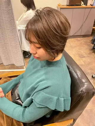 ショート カラー ヘアアレンジ 北九州美容室 🕊️わかな✂︎のヘアスタイル