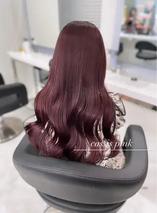 セミロング カラー ヘアアレンジ Ella所属・nana【艶髪】/ レイヤー/縮毛矯正のヘアスタイル