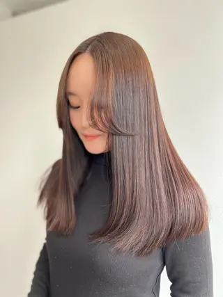 セミロング 艶髪/髪質改善 【熊野隼人】のヘアスタイル