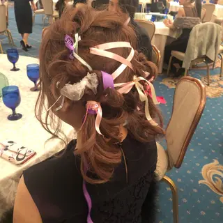 ヘアアレンジ 駅チカ【ali'i】 アリイ花崎友美☘のヘアスタイル