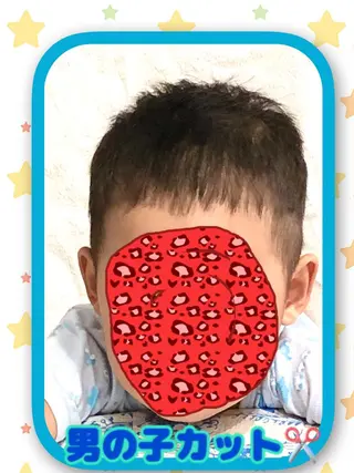 メンズ キッズ 加藤 佳美のヘアスタイル