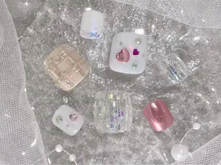 ネイル ゆりか ジョアアンジェ福島のネイルデザイン