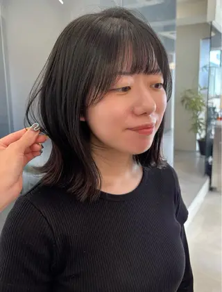 ミディアム ROMMY.所属・ナギサ/本厚木/ ボブ/ミディアム🤍のヘアスタイル