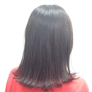 ミディアム 韓国　縮毛矯正 髪質改善　木村のヘアスタイル