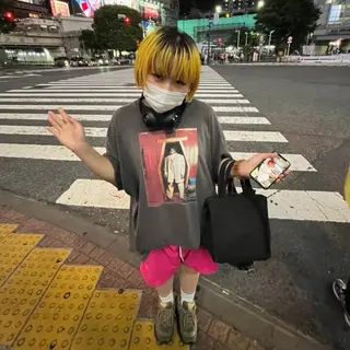 ショート カラー ヘアアレンジ 🎀オイダイラ モモカ🎀のヘアスタイル