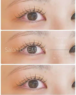 マツエク・マツパ EMMA plus．のマツエク・マツパデザイン