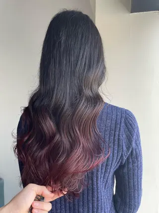 カラー La fith hair ray 札幌店所属・顔まわり/W カラー/リョウのヘアスタイル