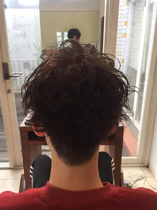 カラー パーマ ヘアアレンジ メンズ メンズパーマの巨匠 鈴木純のヘアスタイル