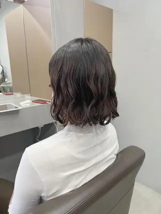 パーマ ボブパーマコテ巻き風 パーマNo1深江秀平のヘアスタイル