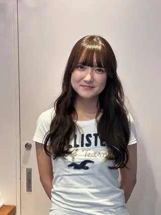 ロング カラー ナチュラル大人っぽい スタイル　MAORIのヘアスタイル