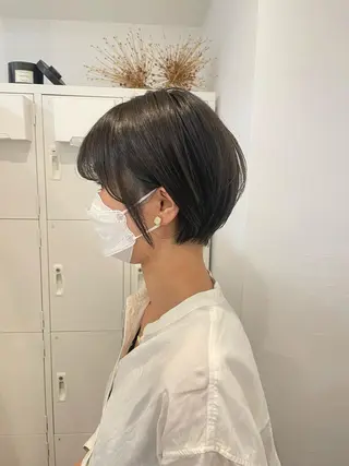ショート 大迫 江梨のヘアスタイル