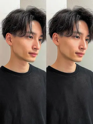 ミディアム パーマ メンズ ✂️メンズ職人 / 宮澤 蓮のヘアスタイル