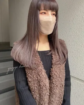 セミロング カラー カラーパティシエ facce🌼ikoのヘアスタイル