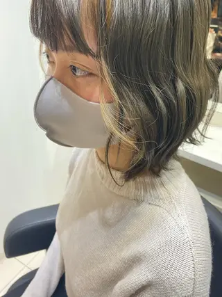 ミディアム カラー Bianca所属・Bianca  代表 硲　貴亮【東武練馬】のヘアスタイル