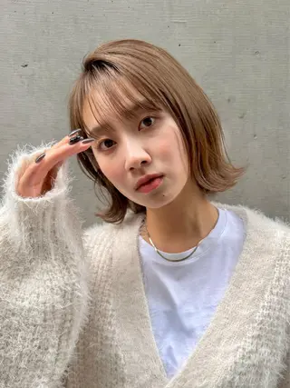 ショート レイヤーボブ/ 髪質改善/佐々木駿弥のヘアスタイル