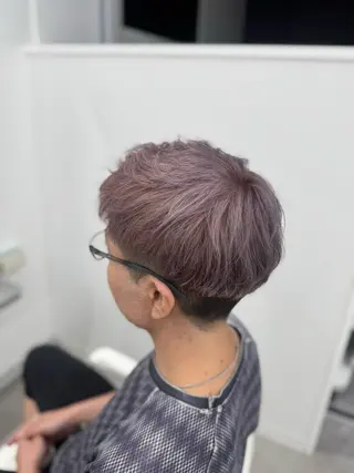 カラー メンズ 🕯コバ/レイヤー/ 美髪縮毛🕯のヘアスタイル