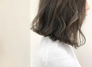 ミディアム カラー ヘアアレンジ 店長/ 加藤 流菜のヘアスタイル