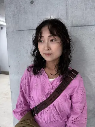 ロング パーマ 誰よりも丁寧なカット 🍀小林輝のヘアスタイル
