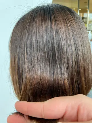 ミディアム 美容室 Jフィドルファドル所属・わきた かずなのヘアスタイル