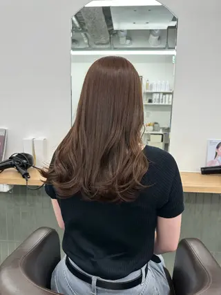 セミロング カラー キッズ オトナヘア🌸 harukaのヘアスタイル