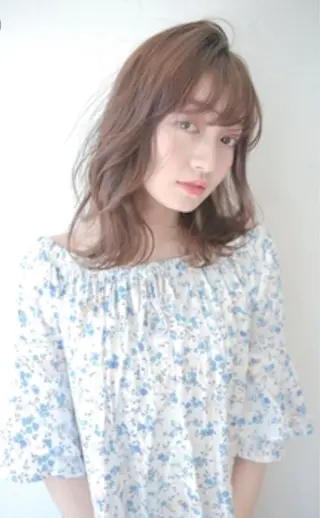 ミディアム カラー カットモデル募集✂︎ 森田ひかり🌼のヘアスタイル