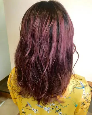 ミディアム カラー chill out 南塚口本店のヘアスタイル