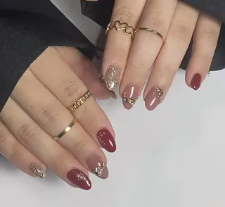 ネイル By moonネイル 🌷ワンホン/韓国風のネイルデザイン