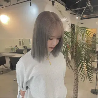 ミディアム K!ng hair＆eyelash 高槻所属・道場 聡夏のヘアスタイル