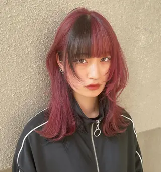 カラー 韓国ヘア/レイヤー Londエレンのヘアスタイル