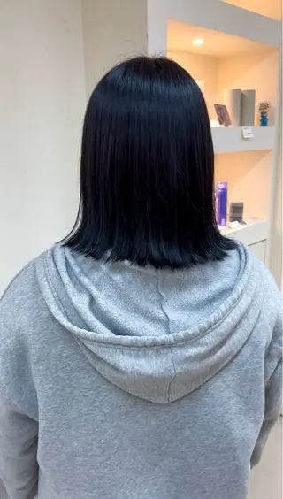 カラー Lamp 柏 山口 か乃 ブリーチカラーのヘアスタイル