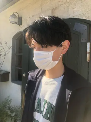 パーマ メンズ rocca所属・鮫島 連のヘアスタイル