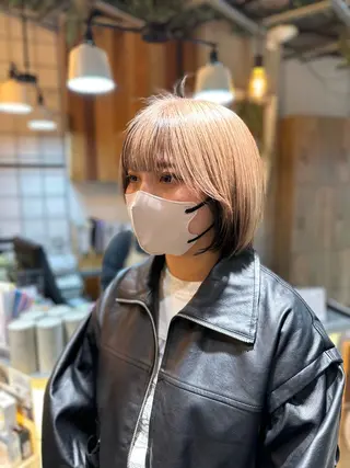 ショート カラー 溜 一太のヘアスタイル