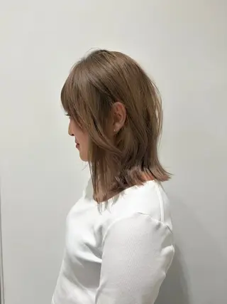 ミディアム カラー 鍬塚 聖哉のヘアスタイル