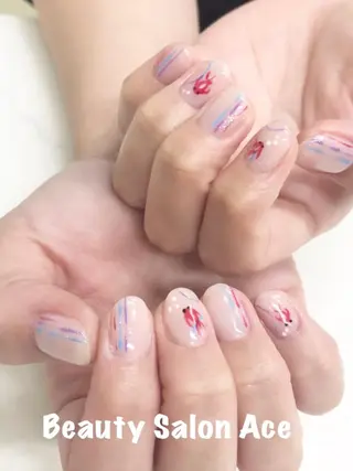 ネイル Beauty Salon Ace（ネイルサロン　エース）所属・池袋フィルイン Ace♡長さだしのネイルデザイン