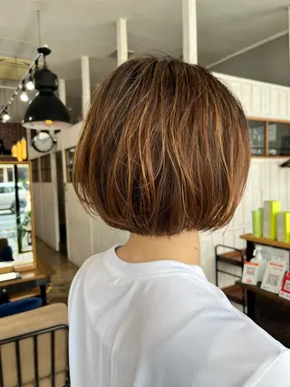 ショート hair ruup Rell design works所属・山口 真里亜のヘアスタイル