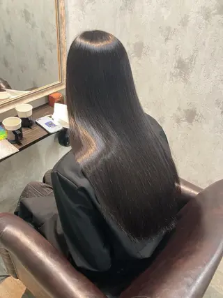 ロング seta新宿所属・髪質改善/縮毛矯正 芹沢のヘアスタイル