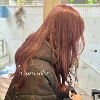 セミロング カラー 🫧髪質改善カラー♡ Wカラー　/桜🌸のヘアスタイル