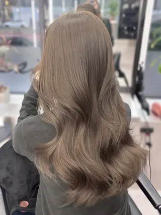 ロング カラー Ardore 韓国風カラー大阪のヘアスタイル