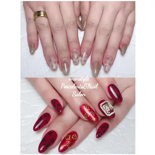 ミディアム ネイル 👑enen style👑のネイルデザイン