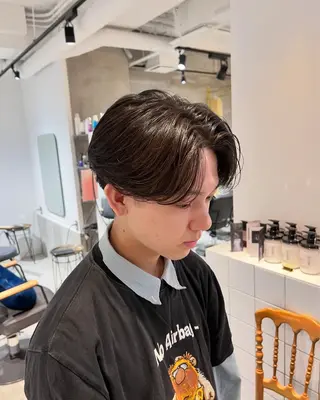 ミディアム パーマ メンズ メンズカットパーマ ✂️ JOYAのヘアスタイル