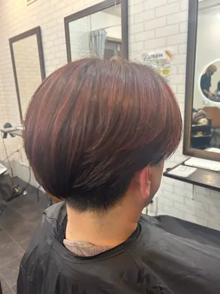 カラー メンズ 島田 光✨️のヘアスタイル