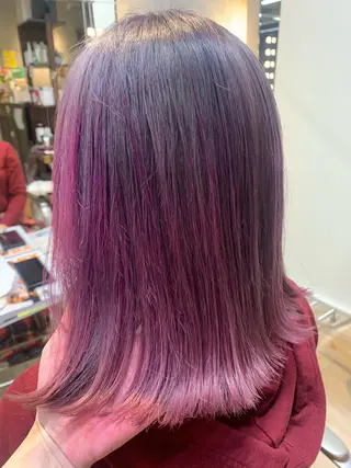 ミディアム カラー にった みずきのヘアスタイル