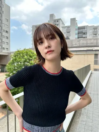 ショート ✨似合わせカラー 阿部賢✨のヘアスタイル