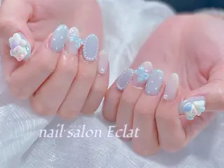 ネイル ネイルサロンエクラ 🫧Shizukaのネイルデザイン