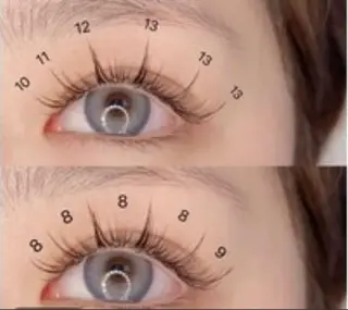 マツエク・マツパ Li Lyのマツエク・マツパデザイン