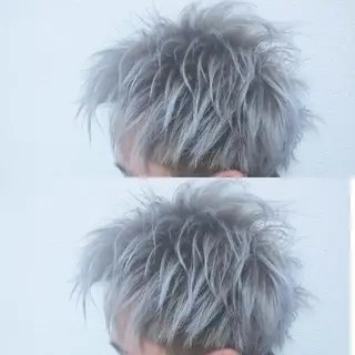 メンズ カラー JIL BLAN 京都所属・RU RIのヘアスタイル