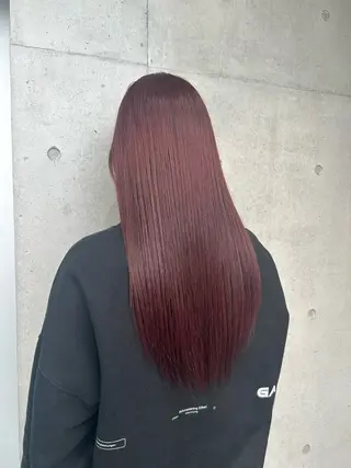 ロング カラー ヘアアレンジ ボブ艶モテカラー🫧 カリンのヘアスタイル