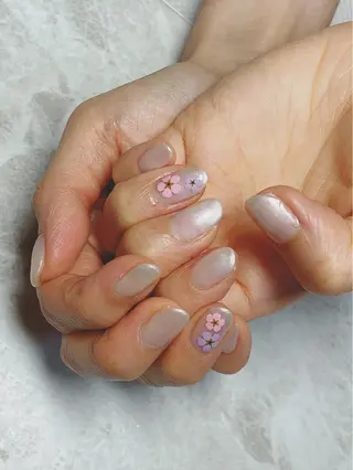 ネイル ネイルPetit Ribbonのネイルデザイン